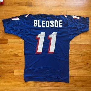 Vintage Champion Drew Bledsoe 11 New England Patriots Jersey 40 S M Starter Nike
